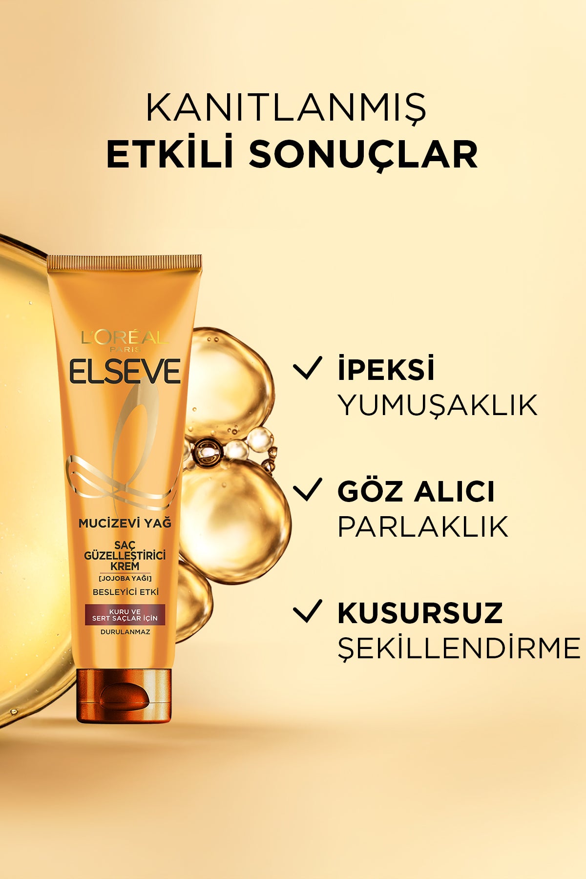 ELSEVE OIL IN KREM 150 ML KURU SAÇLAR