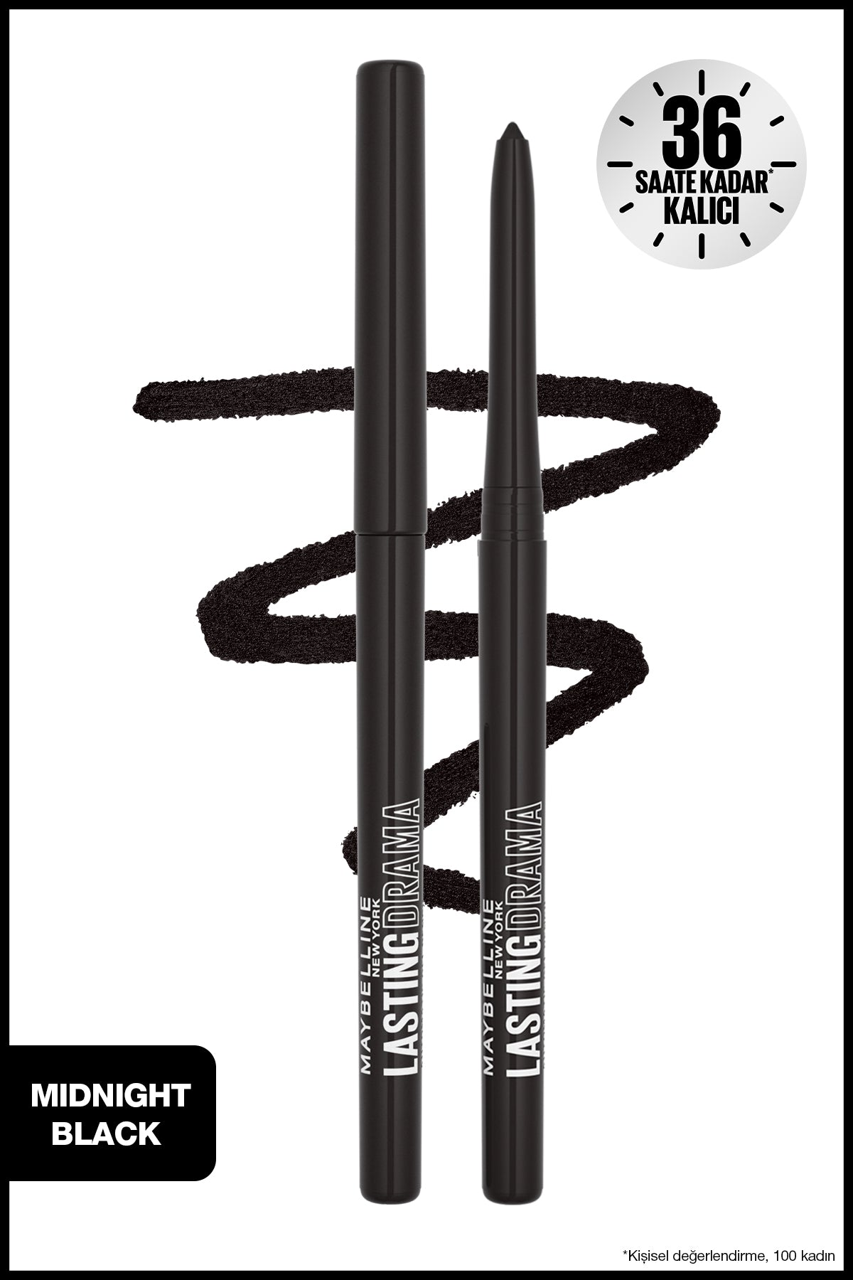 MYB EYE LINER LASTING DRAMA MIDNIGHT BLACK