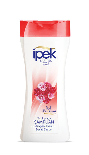 İpek 2'si 1 Arada Boyalı Saçlar Gül 480 ML