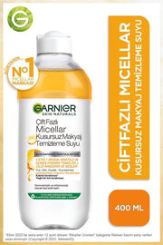 Garnier Çift Fazlı Micellar Kusursuz Makyaj Temizleme Suyu 400ML