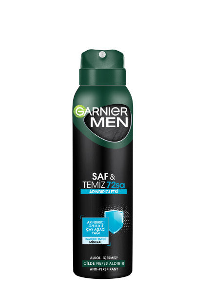 Garnier Men Saf ve Temiz Spray Deodorant